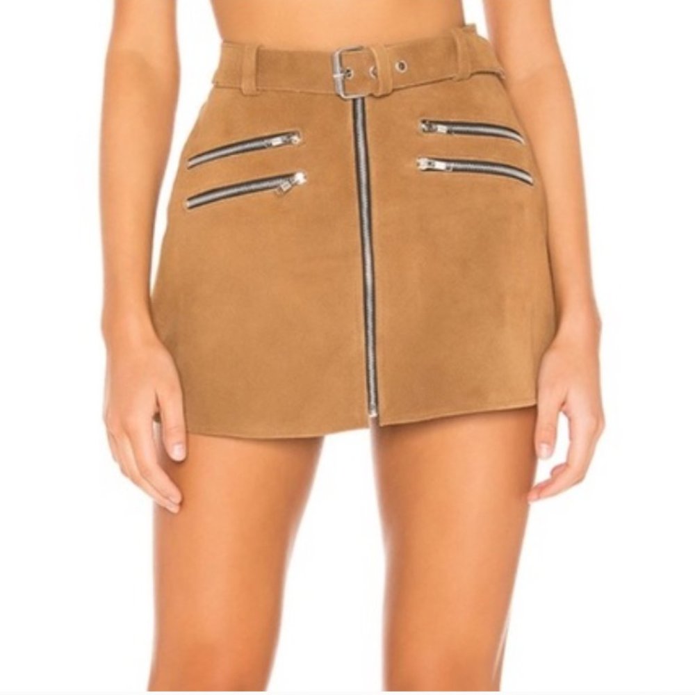 Understated Leather x Revolve City Slicker Mini Skirt